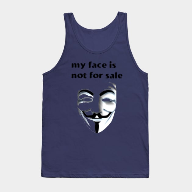 my face is not for sale Tank Top by amigaboy